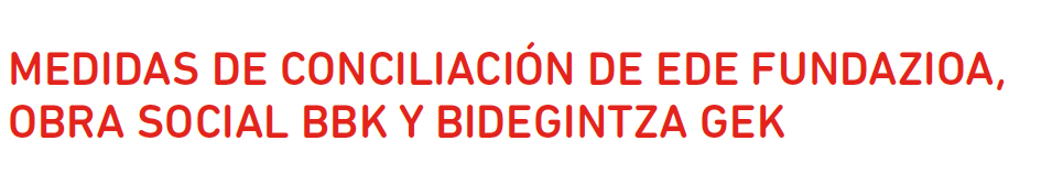 Medidas de conciliación