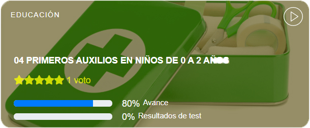 Primeros Auxilios bebés 0 a 2 años
